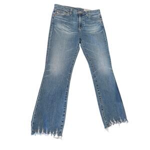 AG Adriano Goldschmied Straight Jeans Womens Size 25R 25” Inseam "The Jodi Crop"